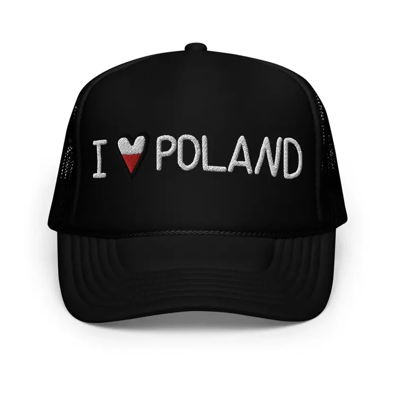 I love Poland text